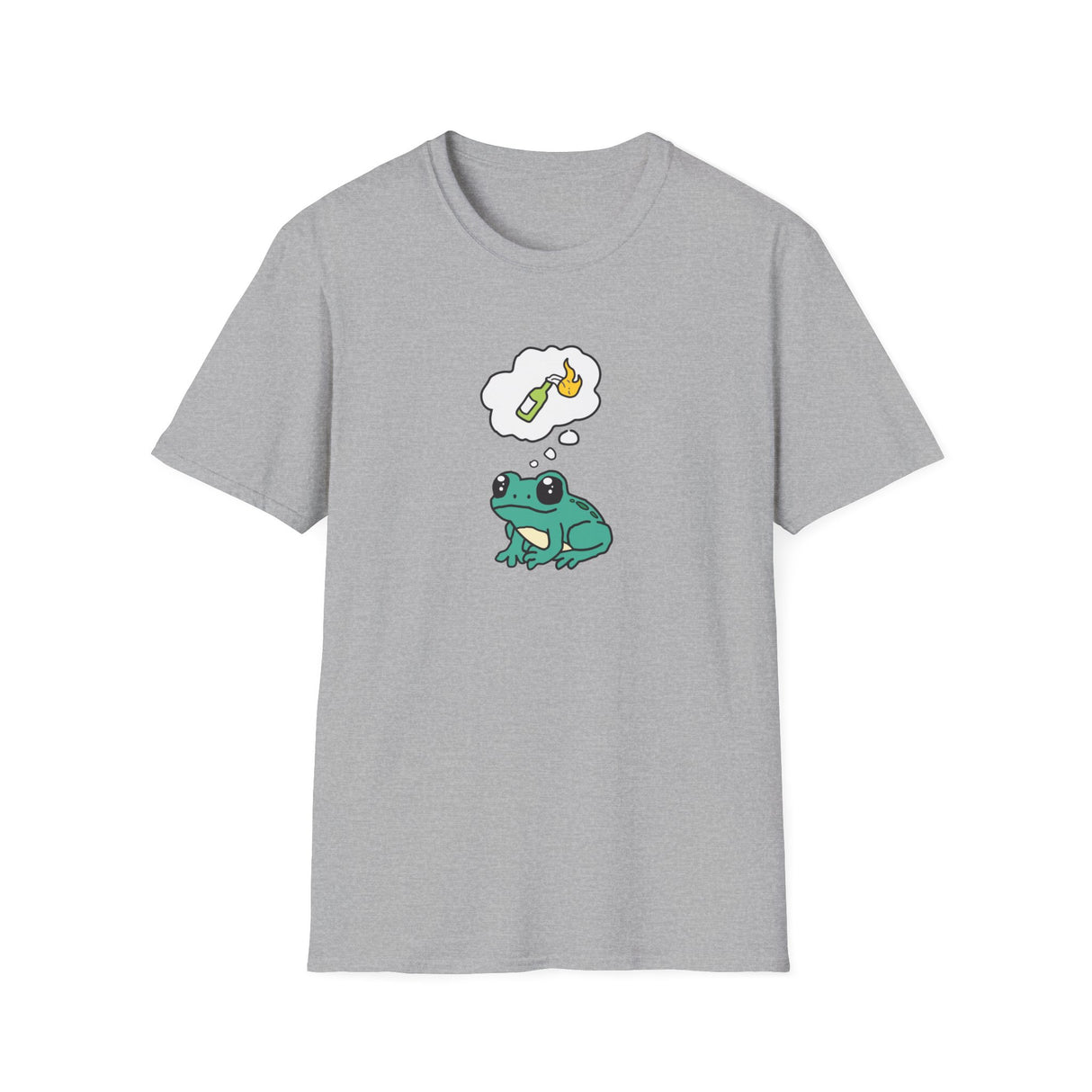 Arson Frog Molotov Cocktail T-Shirt