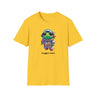 Cute Frog Astronaut, Unisex Softstyle T-Shirt, Froggernaut, Space Frog