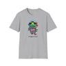 Cute Frog Astronaut, Unisex Softstyle T-Shirt, Froggernaut, Space Frog