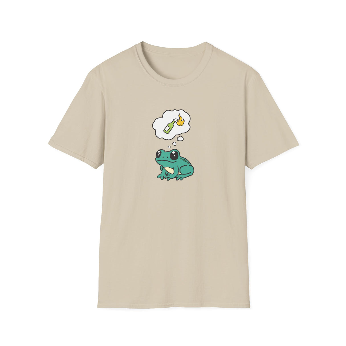 Arson Frog Molotov Cocktail T-Shirt