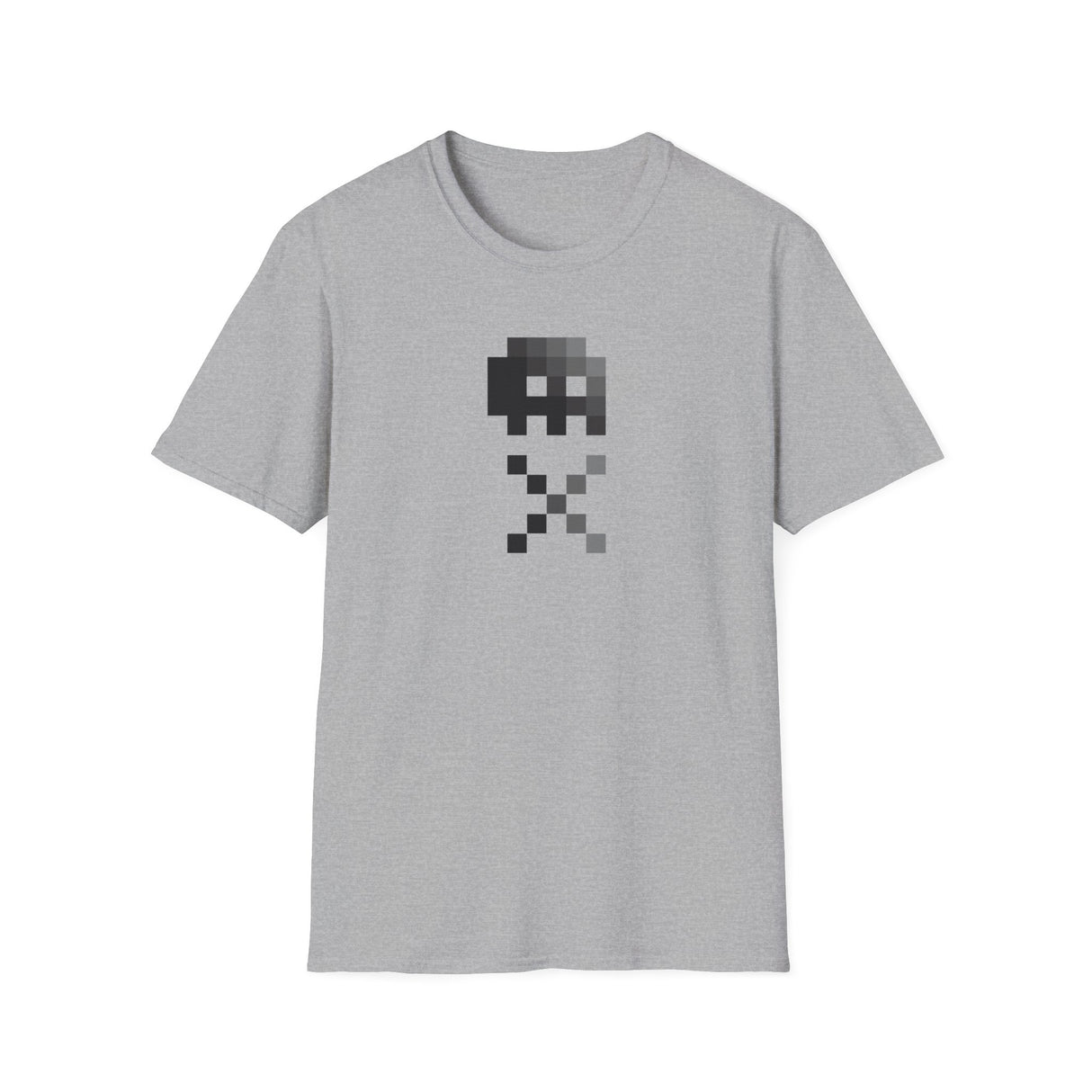 8-bit Pixel Skull & Crossbones T-shirt