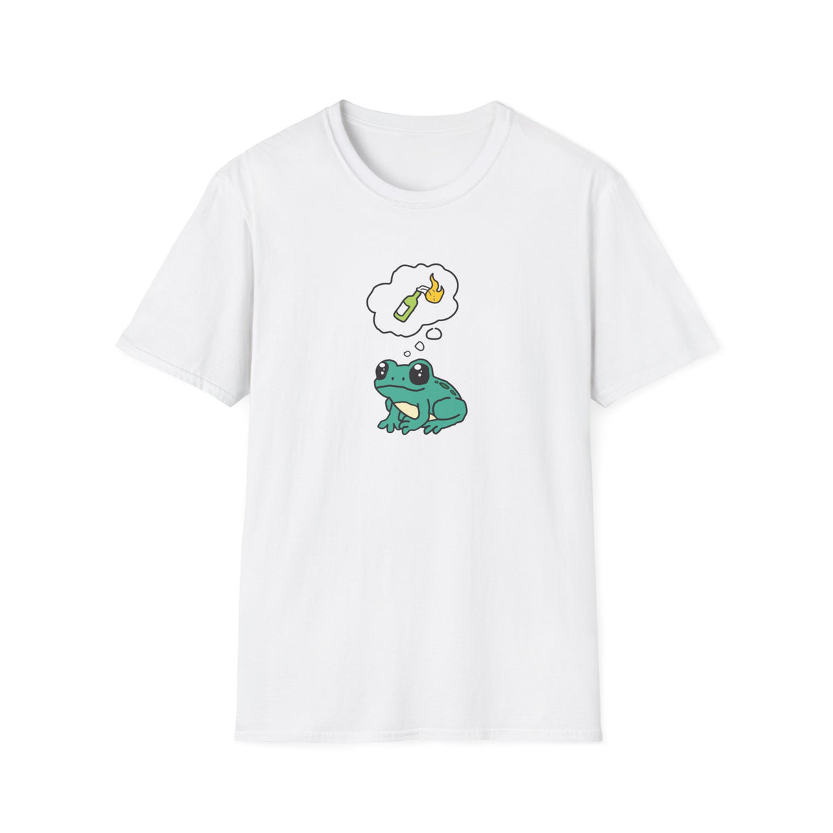 Arson Frog Molotov Cocktail T-Shirt