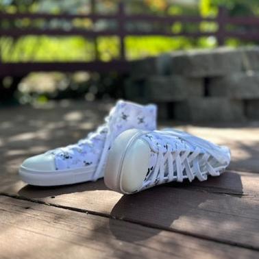 Skull and Ribbon Coquette Sneakers