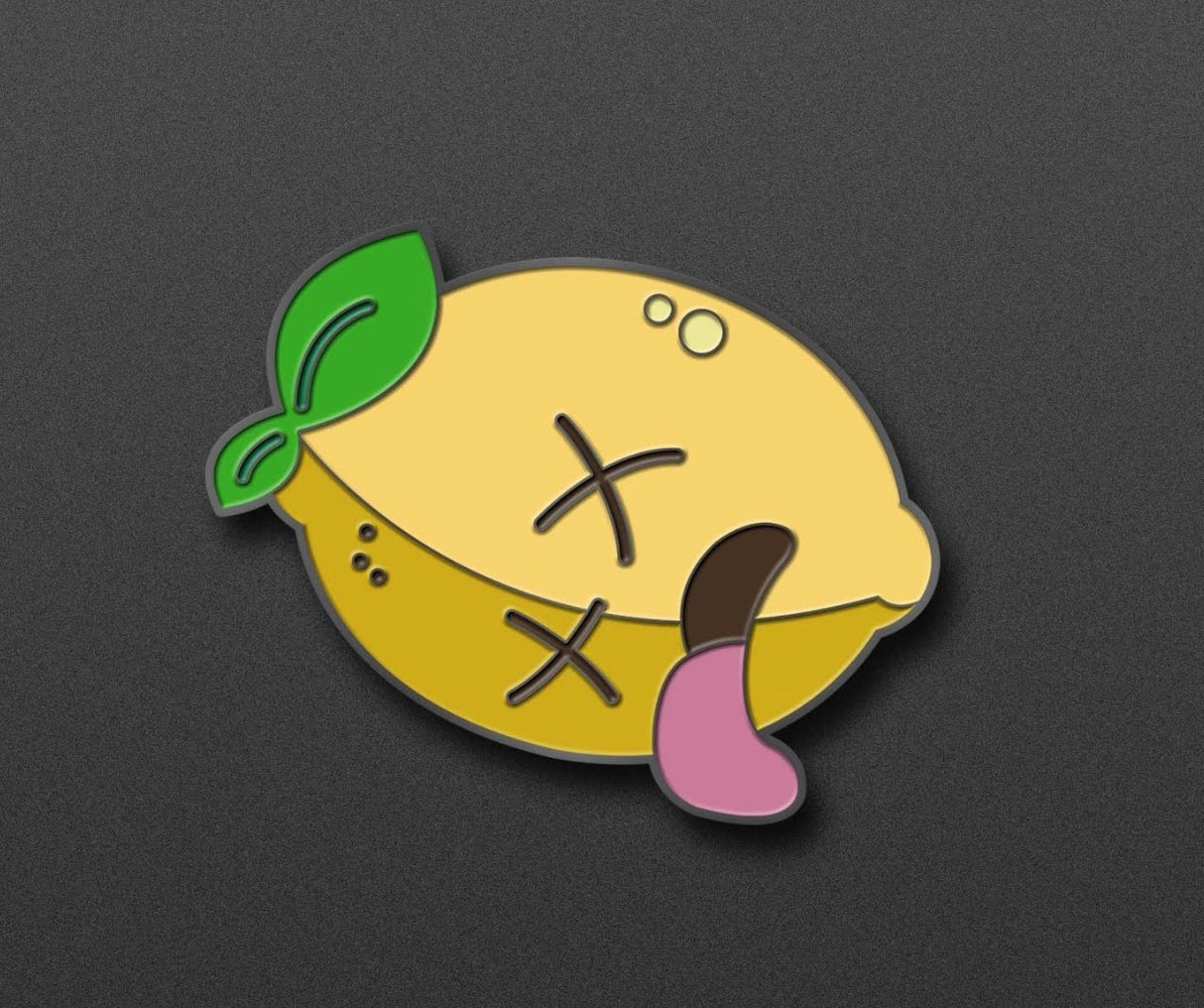 Dead Lemon Enamel Pin